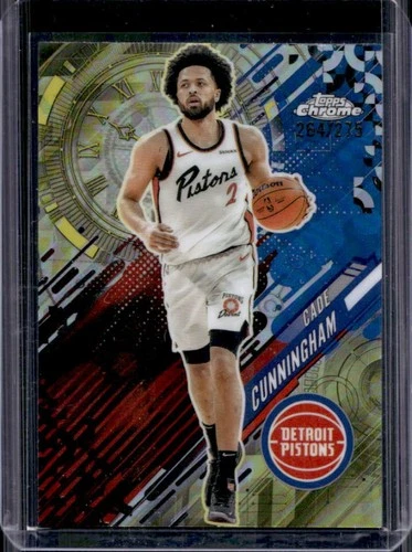 2025 Topps Chrome Cade Cunningham Refractors Yellow (RAW)
