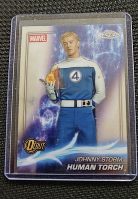 Marvel Topps Chrome STUDIO DEBUT HUMAN TORCH JOHNNY STORM Nr. 196 Phase six