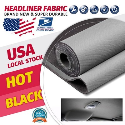New Flat Knit Headliner Fabric with Foam Backing for Car Ceiling Roof Fabric