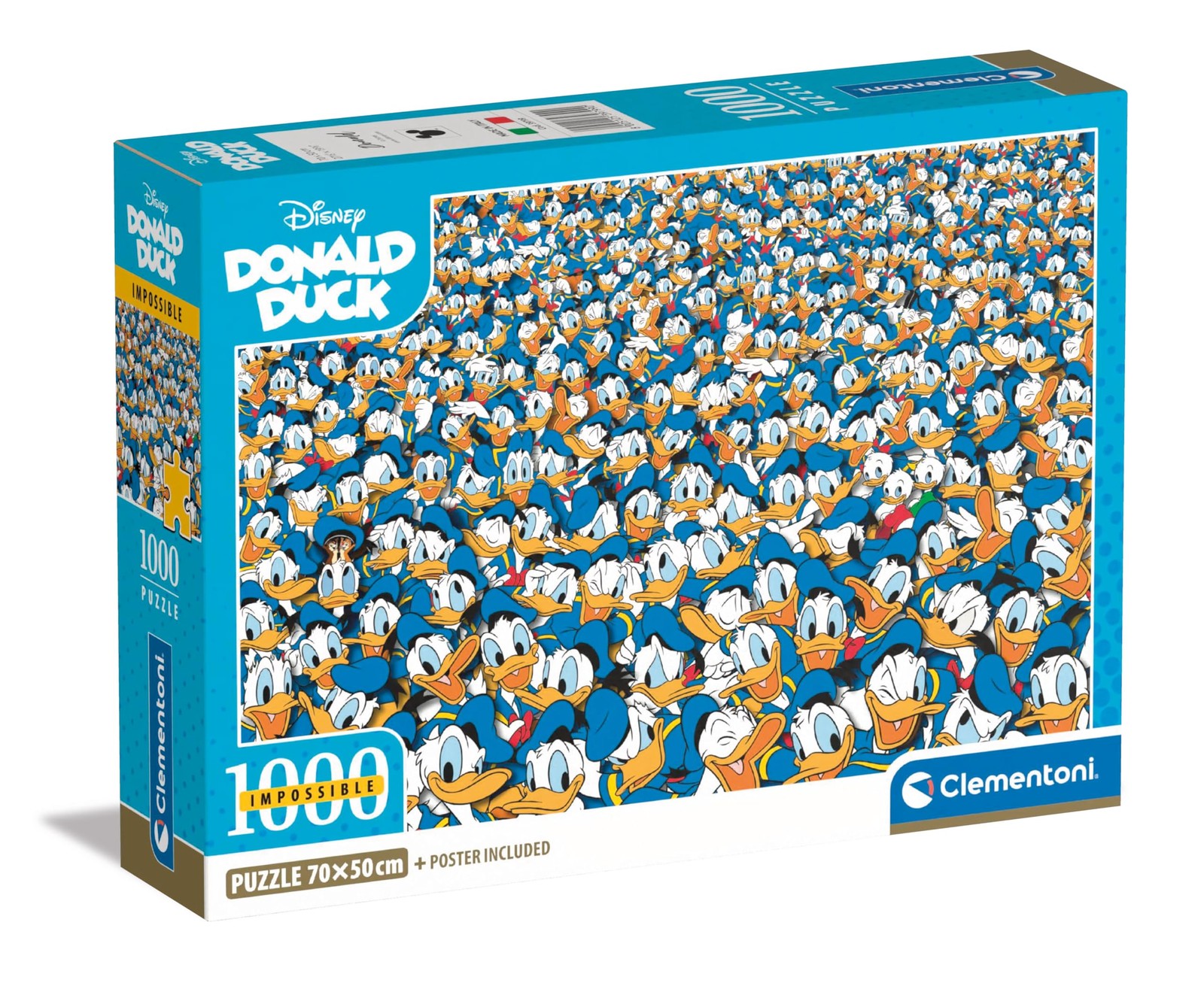 Clementoni 1000-Piece Jigsaw Puzzle Impossible 70 x 50 cm, Multi-coloured - Image 4
