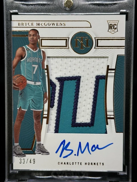 🐝2022-23 National Treasures Bryce McGowens RPA RC Rookie Patch Auto #/49!