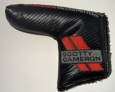 Titleist Scotty Cameron Milled Putter Head Cover, Blade Style Black/Gray Used