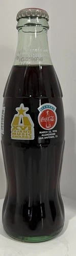 Vintage Coca-Cola Classic 8oz Bottle 1996 Tejano Music Awards Selena Foundation