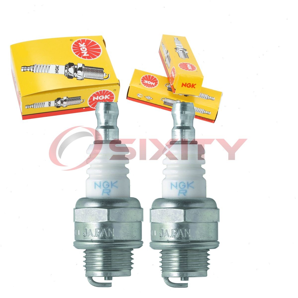 2 pc NGK 97245 BMR7A BLYB Standard Spark Plugs for RCJ4 L7RC E3.12 CJ6 iv