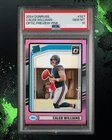 Caleb Williams PSA 10 Optic Rated Rookies Preview Pink 2024 Donruss 327