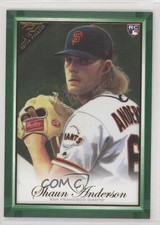 2019 Topps Gallery Green 6/99 Shaun Anderson #109 b8h