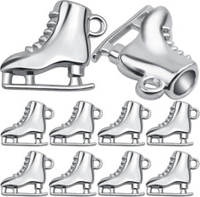 20 Pieces Ice Skates Shape Charms Tibetan Alloy Skates Dangle Pendants Craft Sup