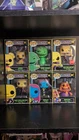 Funko Pop Disney Nightmare Before Christmas Black Light Vinyl Lot 6 Figures