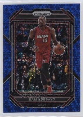 2022-23 Panini Prizm Fast Break Blue Prizm 76/150 Bam Adebayo #155 14im