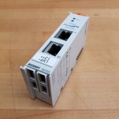 Beckhoff EK1122 EtherCAT Junction Module, 2-Port - USED