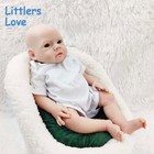 18'' Full Silicone Reborn Baby Blue Eyes Girl Realistic Newborn Silicone Doll — photo 6