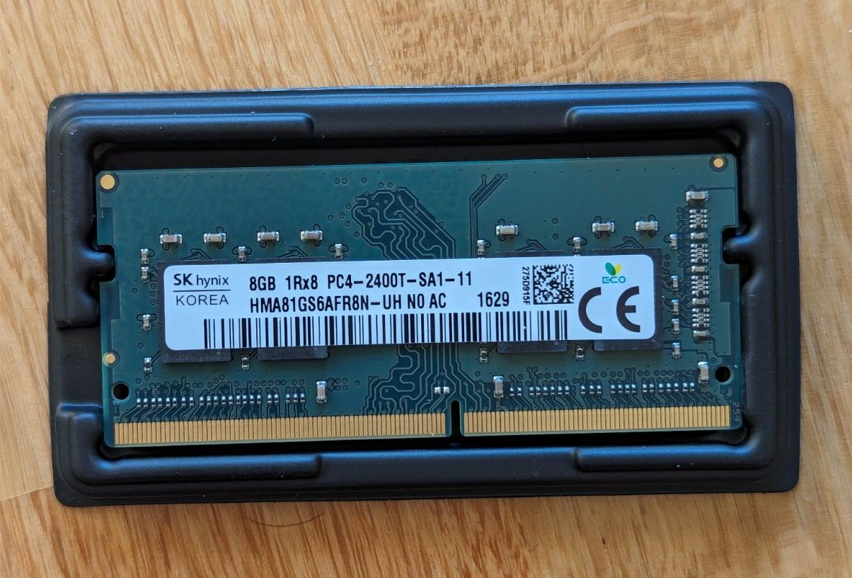 1x 8GB SK Hynix PC4-2400T-SA1-11 DDR4 HMA81GS6AFR8N UH NO AC | eBay