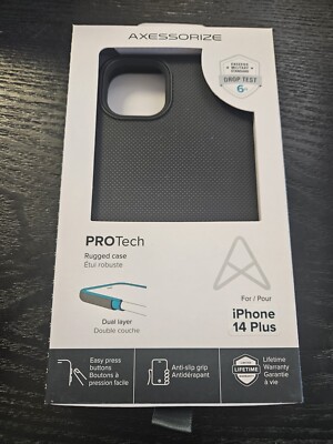 Axessorize PROTech Dual-Layered Anti-Shock Case for iPhone 14 Plus - Black