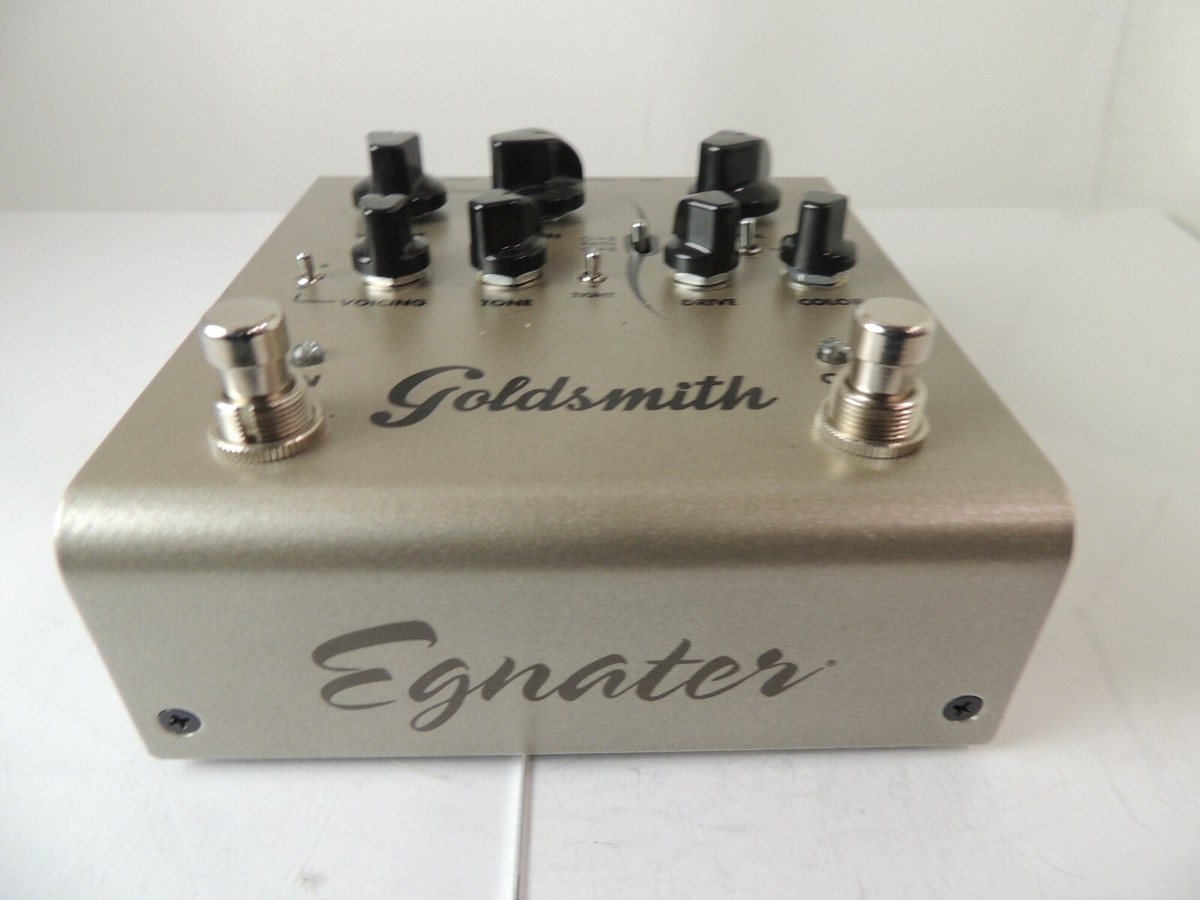ギター Egnater gold smith New-in Box Egnater Goldsmith V2 Overdrive/Boost Guitar