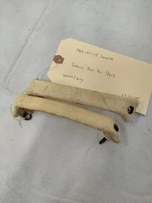 1969-1977 C3 Corvette Interior Door Pull Handle Pair Left & Right White