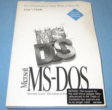 Microsoft MS-DOS Operating System Plus Enhanced Tools on 3.5" Floppy Disks *NEW*