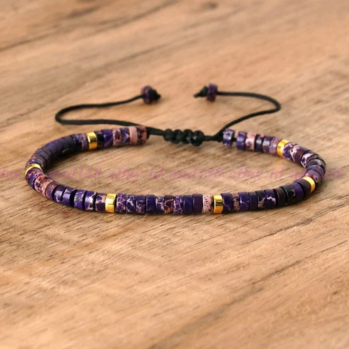 Minimalist Dainty Crystal Assorted Natural Gemstone Beads Healing Reiki Bracelet - Picture 51 of 60