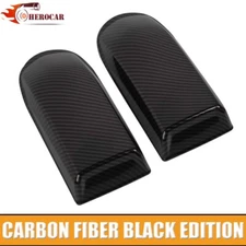 For 2021-2024 Ford F150 F-150 Carbon Fiber Top Roof Antenna Base Cover Trim Cap