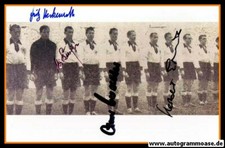 Team Photo DFB | 1954+4AG (Biesinger, Erhardt, Herkenrath, O. Walter) Belgium
