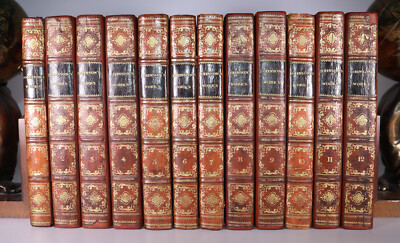 1820 The Works of Samuel Johnson LLD 12 Bände Neuausgabe Vollledereinband