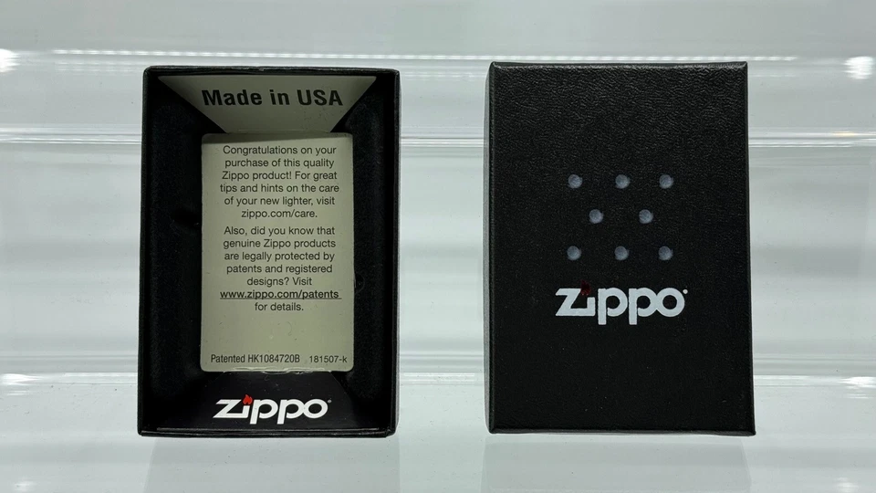 Genuine ZIPPO Lighter 48590 HIGH POLISH SKULL MUSHROOM DE VITA ET MORTE BLACK - Image 3 of 4