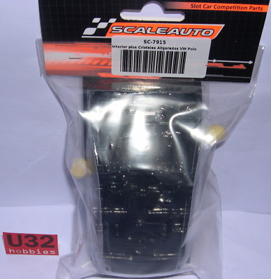Slot Car Scaleauto SC-7915 Interior Volkswagen Polo WRC Alig.+Lexan Glass 1/24