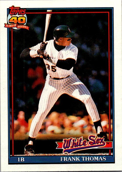 1991 Topps #79 Frank Thomas