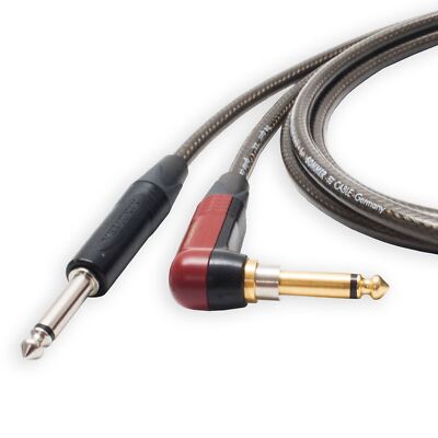 Premium Neutrik Angled Silent, Spirit XXL Guitar Lead. Bass Cable 1m 3m 6m 5m