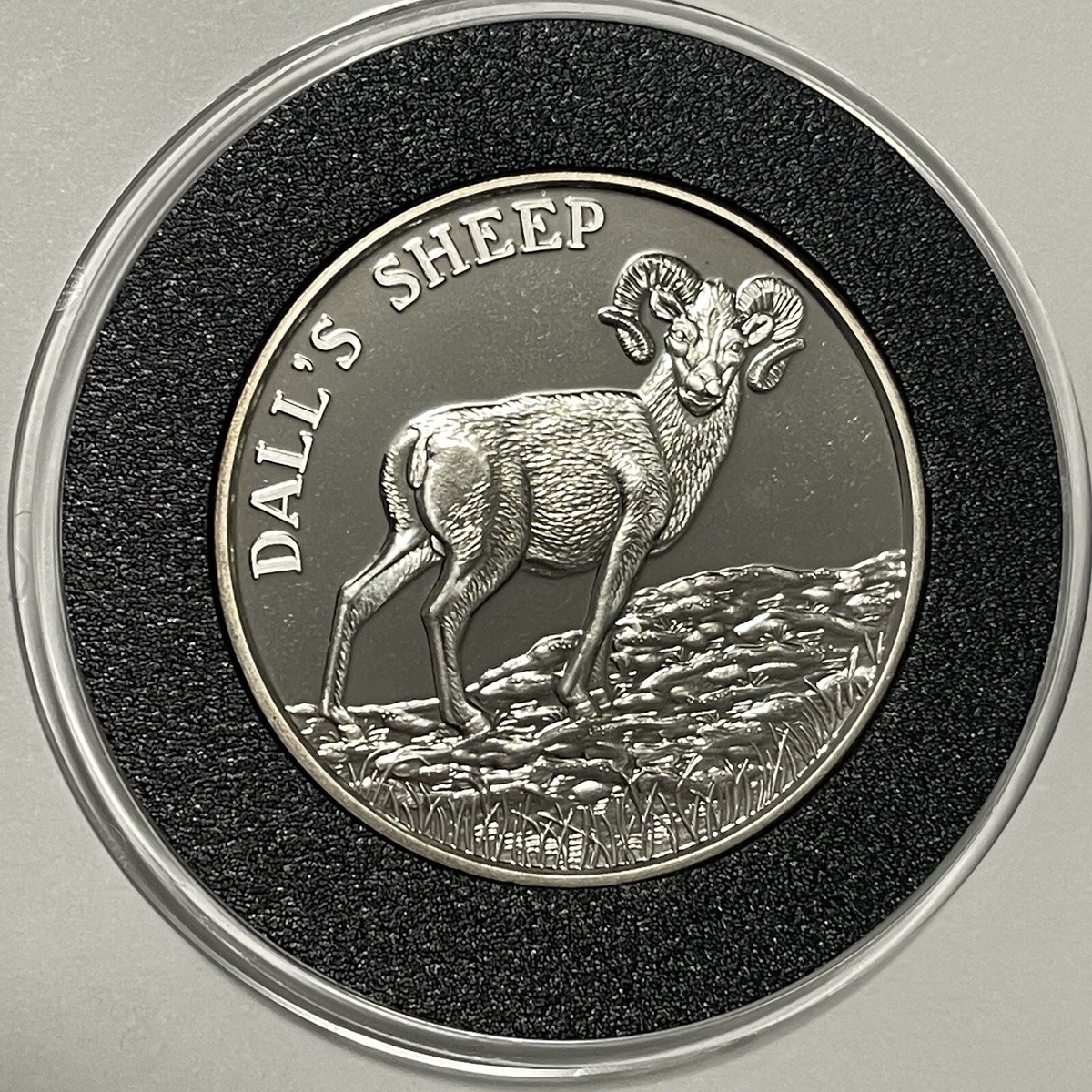 Dall's Sheep Wildlife Series Proof Coin 2 Troy Oz .999 Fine Silver