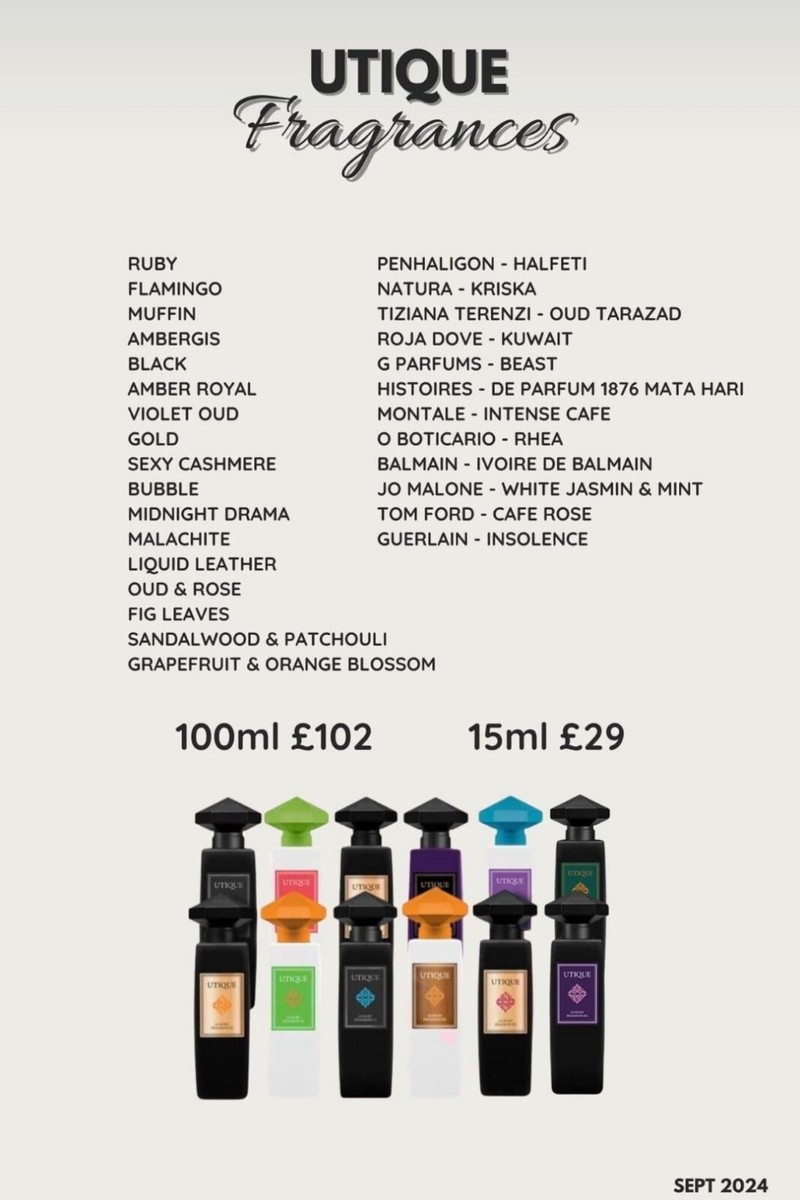 Bubble Utique Fm World Utique Fm Perfume Comparison Chart FM World