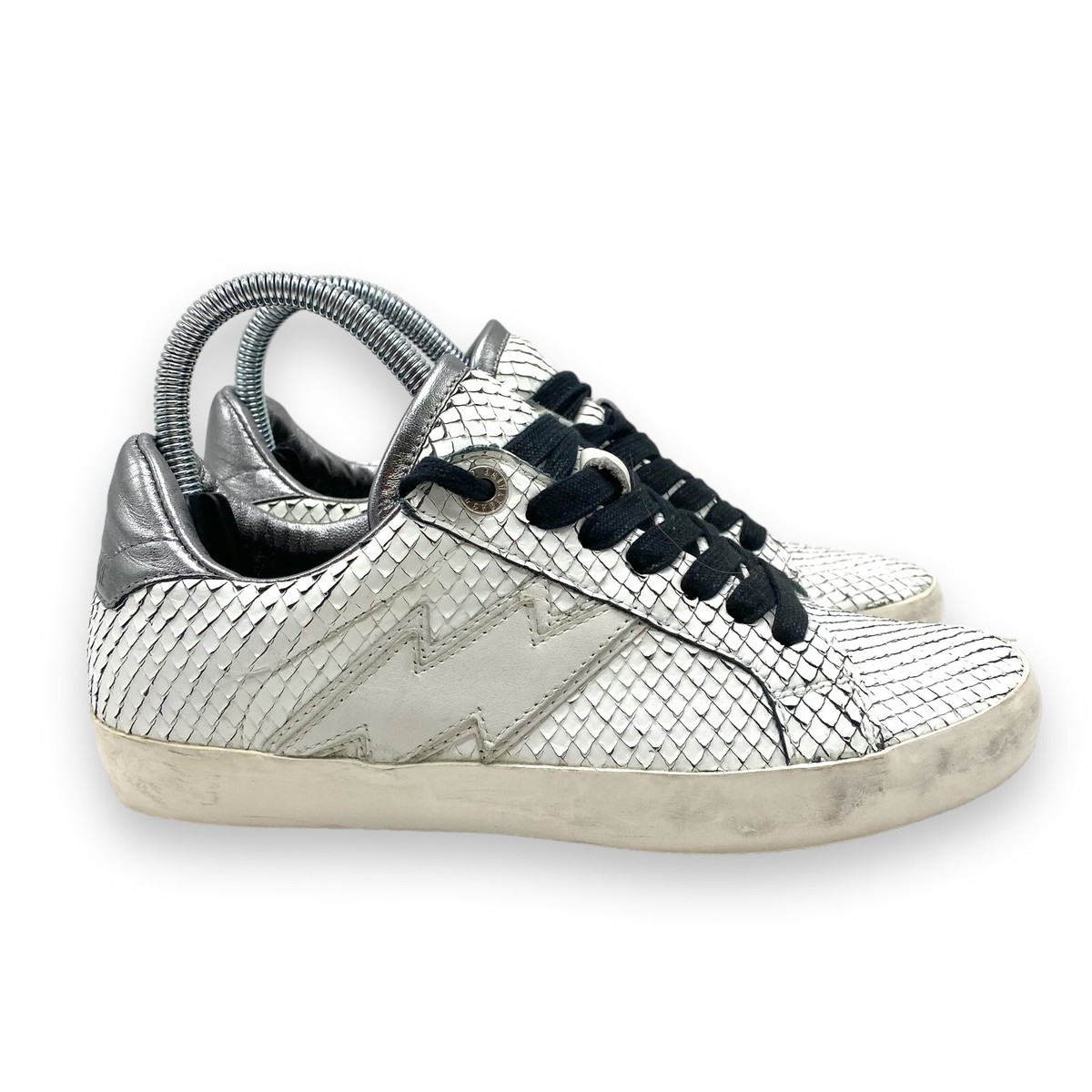 ユウジ Zadig & Voltaire Neo Keith Women's Size 6.5 US 116202 White