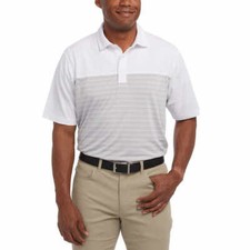 NWT Pebble Beach Men  s Short Sleeves Dry-Luxe Performance Polo Shirt, Size Large