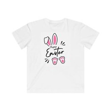 Kids Easter Bunny Tee, Cute Easter Shirt, Spring Celebration Top, Kids Holiday