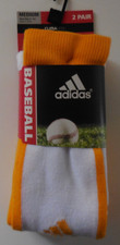 Adidas Climalite Cushioned Baseball Sock 2Pk Adult Unisex Medium 5-9.5