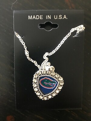 Florida Gaters NCAA Silver-tone Pendant Necklace