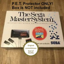 0.6mm P.E.T. Plastic Box Protector for the Nintendo Master System 1 Console Box