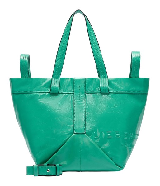 Liebeskind Berlin Elvira Paper Touch Crinkle Shopper S Schultertasche Jade Neu-image