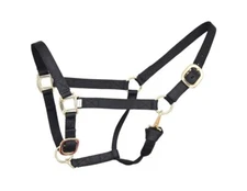 Reinsman Halter Deluxe Nylon Adjustable Throat Nose Durable 9710