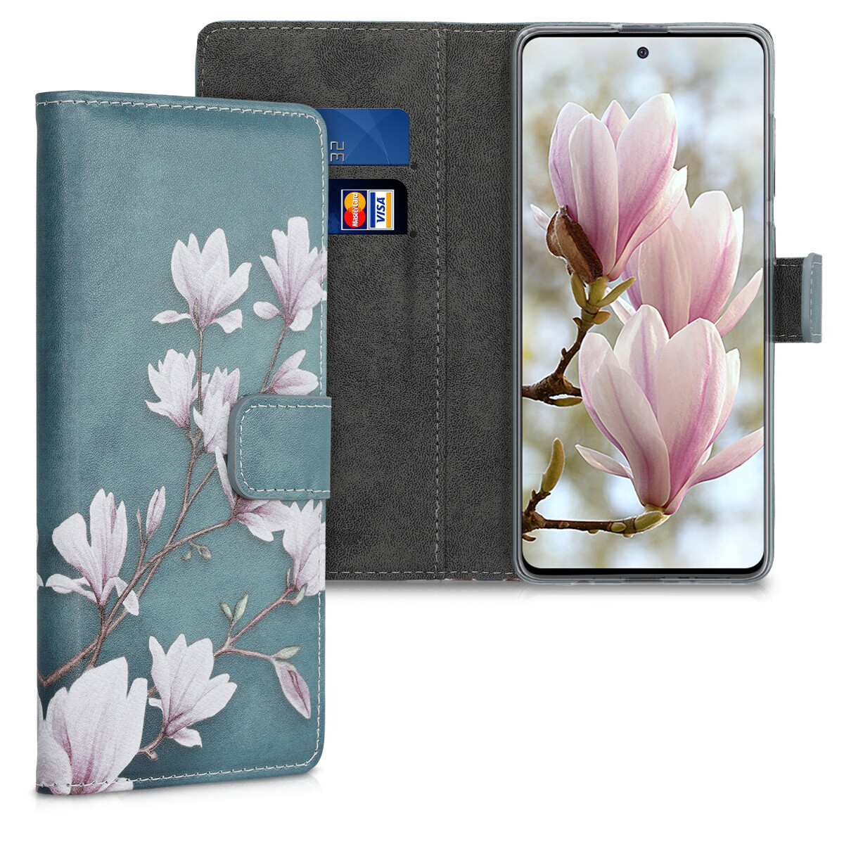 Hülle für Samsung Galaxy A51 Kunstleder Wallet Case Cover Handy Schutzhülle