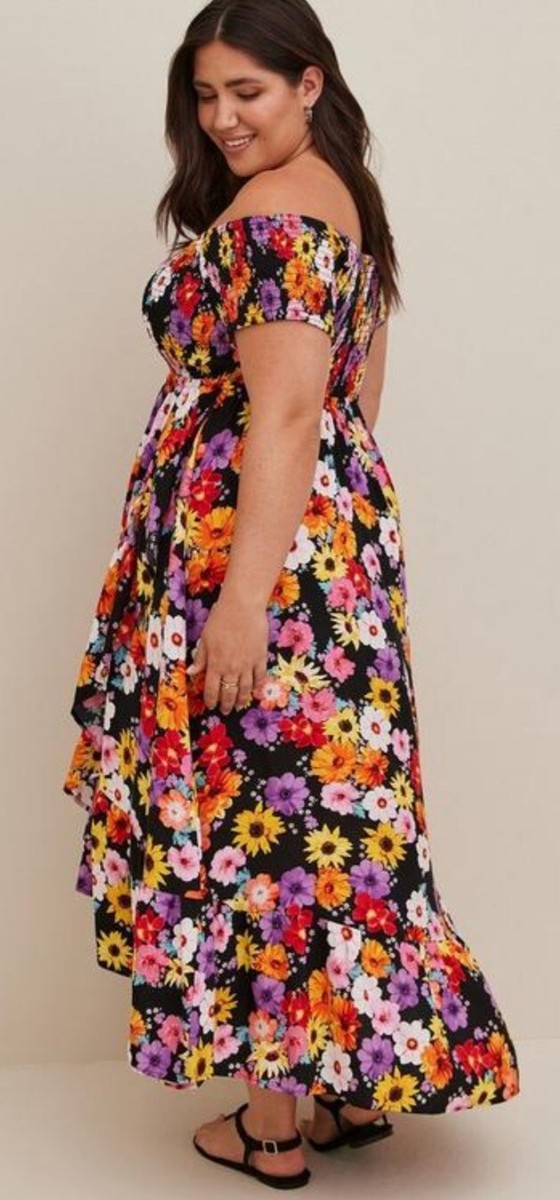 KURASHI & Trips フラワープリントマキシドレス KURASHI & Trips フラワープリントマキシドレス KURASHI & Trips