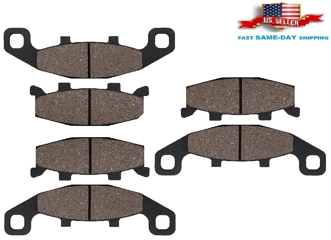 For Kawasaki Ninja ZX-10 ZX10 Front and Rear Brake Pads ZX1000B