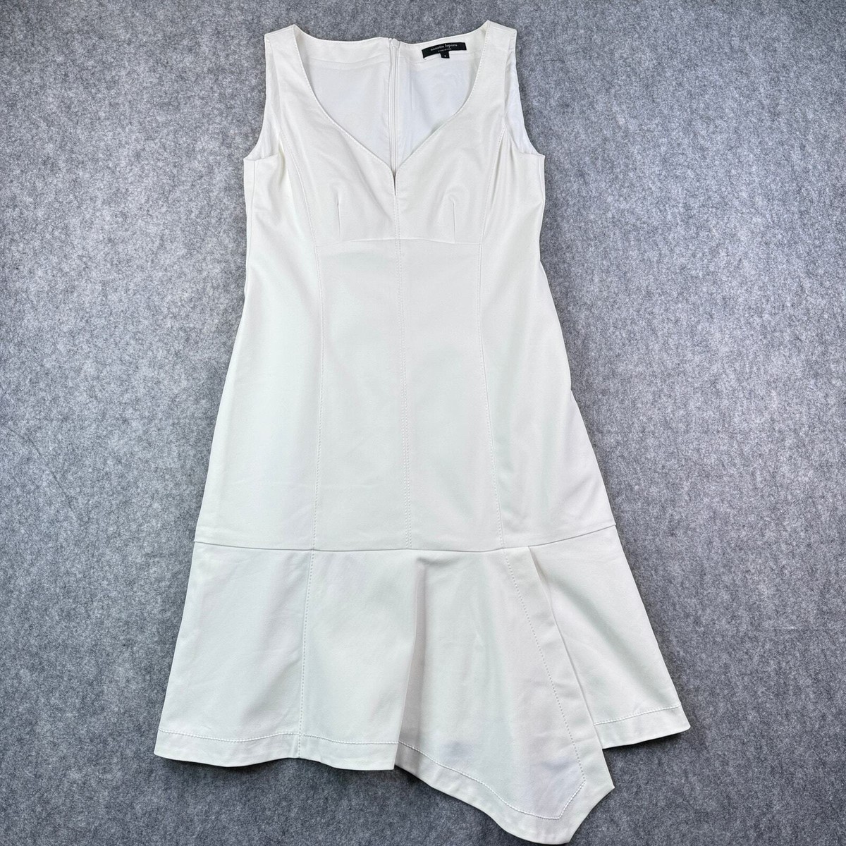 Nanette Lepore Women's 2 White Sleeveless Party/Cocktail Knee Length Dress  | eBay