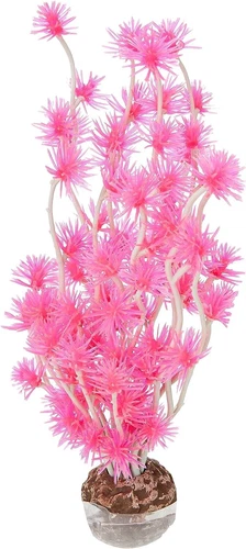 Oase Biorb Plant Bonsai Ball Pink Sea Weighted plastic aquarium safe Small 7"
