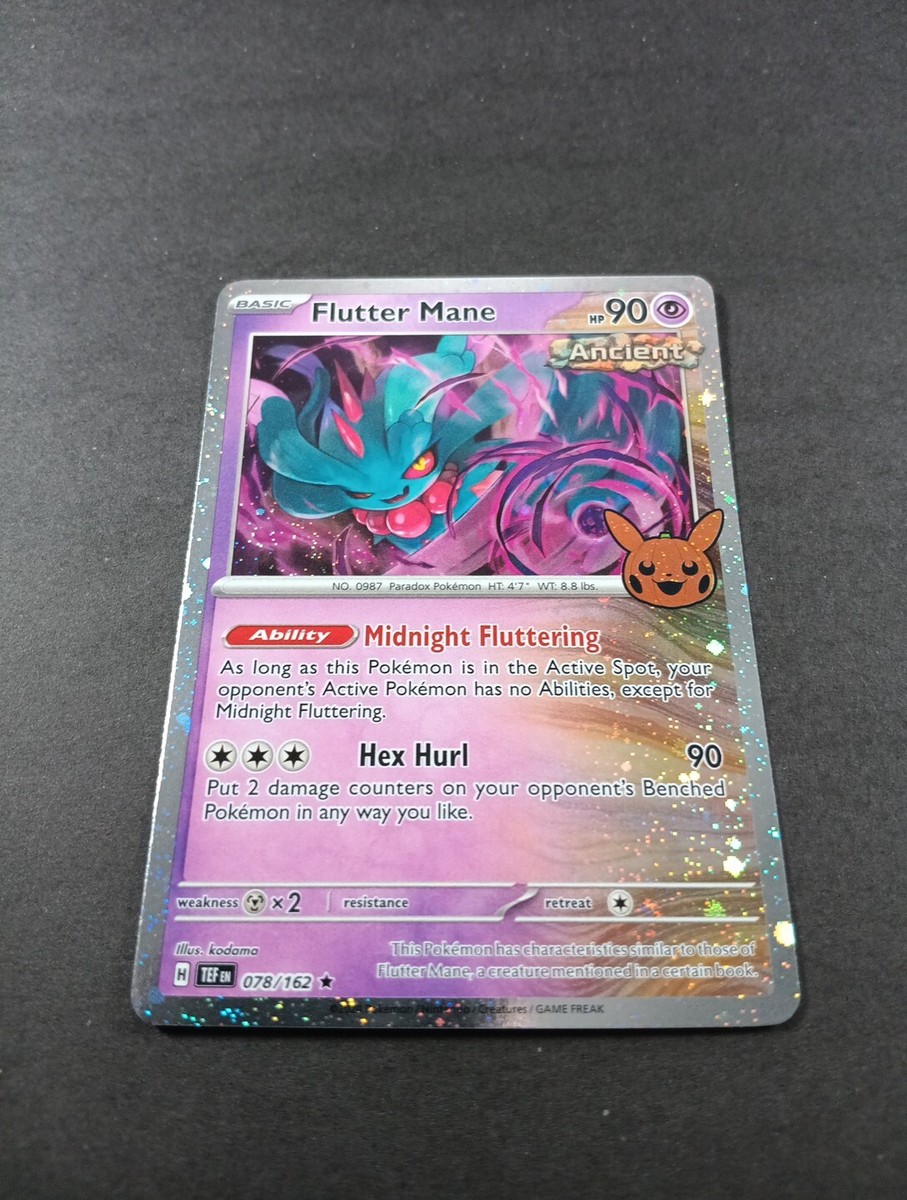 Pokemon Flutter Mane Trick Or Trade 2024 Holo Card 078/162