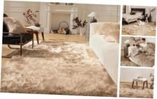Ashler faux fur rug, Fluffy Shaggy Area Rug Ultra Soft 3 x 5 3 x 5 ft C-beige