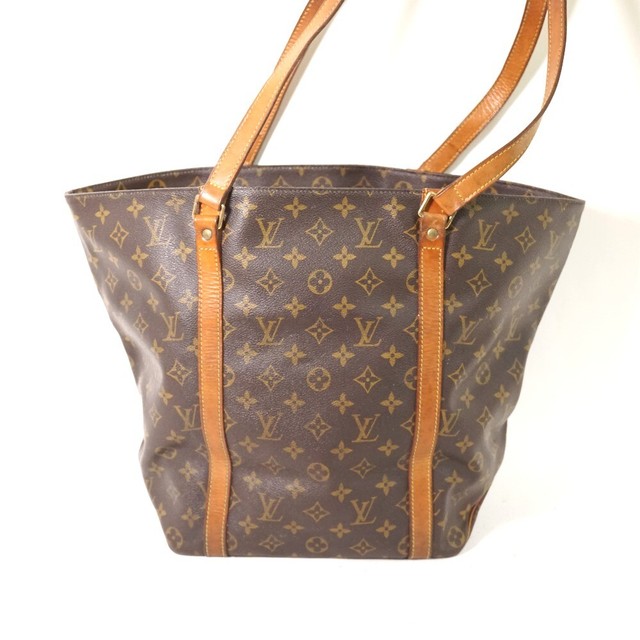 Louis Vuitton Monogram Sac Shopping Large Tote Bag - Brown for sale online | eBay