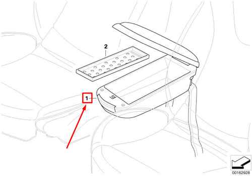 Console d'accoudoir central avant MINI COOPER R56 52160429935 0429935 ORIGINE - Picture 6 of 6