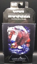 American Flag 🇺🇸 Bald Eagle Can Cooler Double Sided Design ~Goodie Two Sleeves
