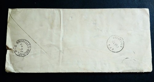UNIQUE DESTINATION RARE BELGIUM TO CANADA 1940 “INAUGURATION COVER” RARE - Picture 3 of 3