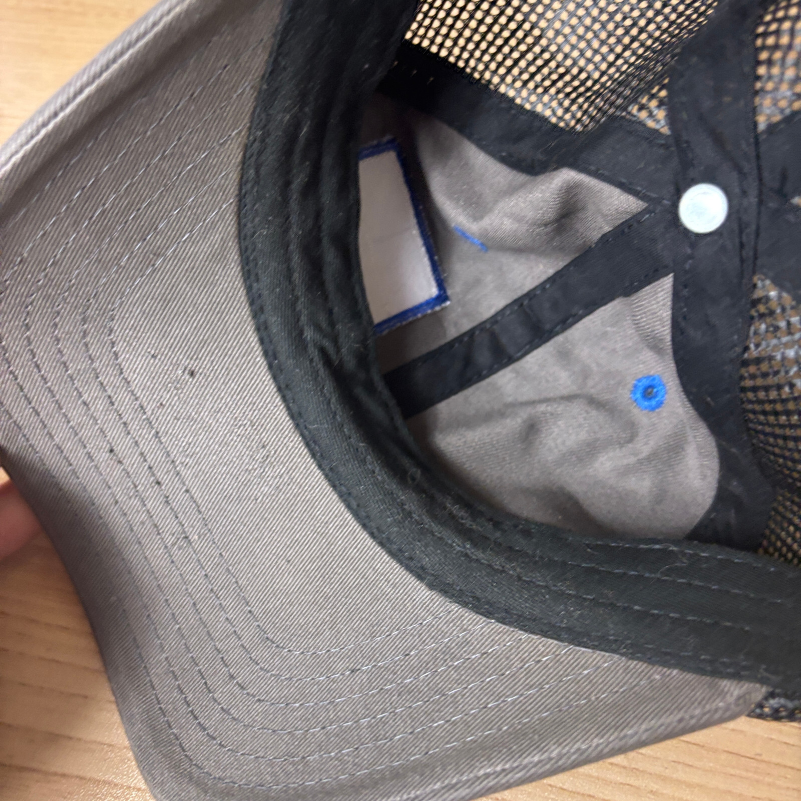 Mopar Hat Cap Strap Back Gray Blue Mesh Back Raci… - image 7